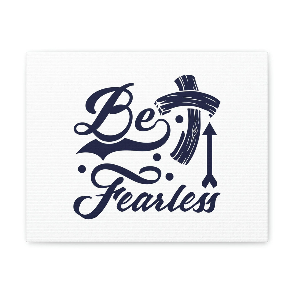 Scripture Walls Be Fearless 2 Timothy 1:7 Blue Cross Christian Wall Art Bible